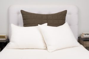 Amity home spencer sham in pistachio dutch euro   quilted stitching