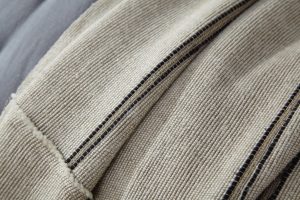 Amity home adley  rhodes collection in natural with black stripes   woven texture