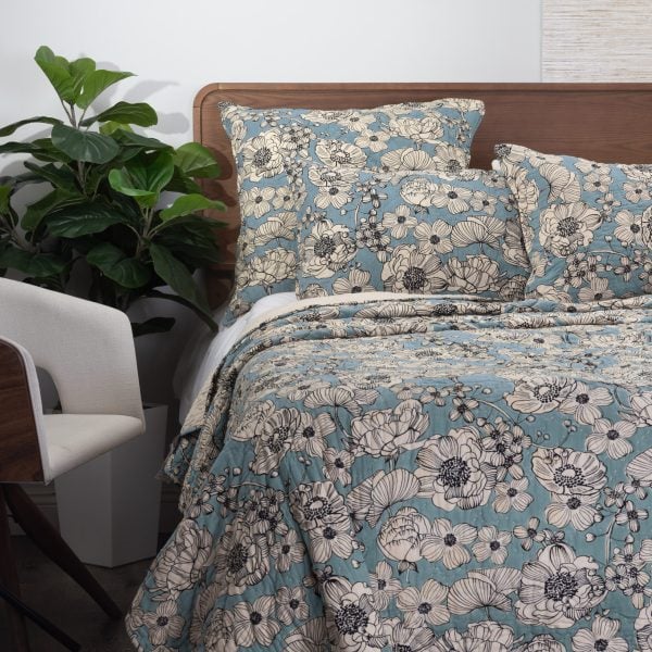 Tinsley Quilt, Limestone