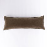 Amity home saunders sham body pillow in cypress   corduroy texture