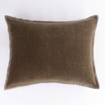 Amity home saunders sham in cypress   corduroy texture