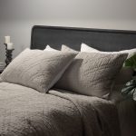 Amity home adley quilt in nickle   crinkled texture