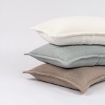 Amity home malvern coverlet in mineral   subtle geometric texture