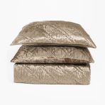 Amity home lowe quilt in almond   diamond quilted velvet