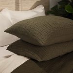 Amity home maegan quilt in green   textured quilting