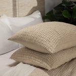 Amity home maegan quilt in opal   ruched texture