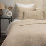 Amity home maegan quilt in opal   textured quilting