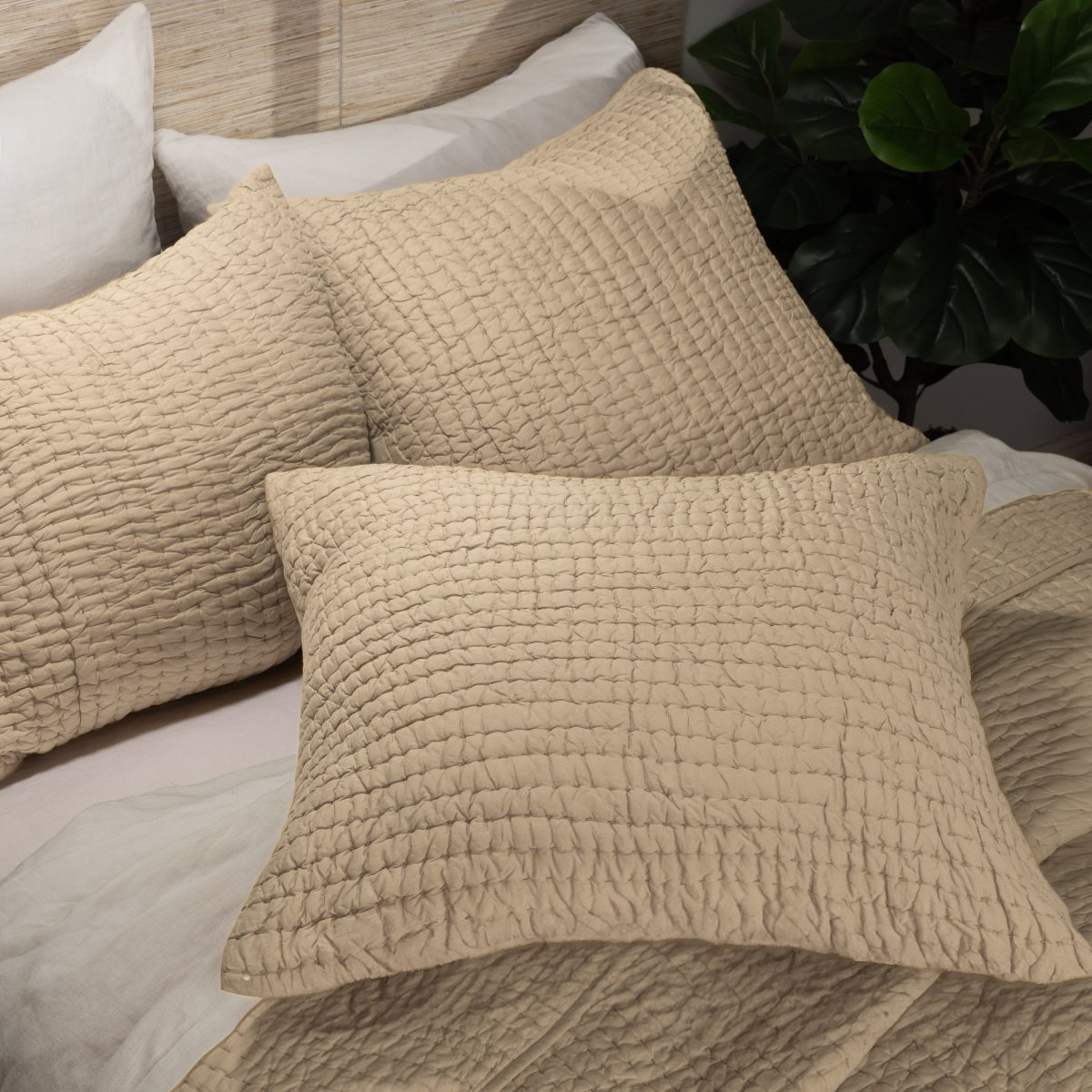 Amity home maegan quilt in opal   textured quilting