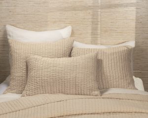 Amity home maegan quilt in opal   textured wave quilting