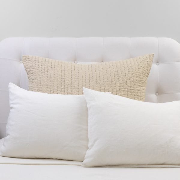 Amity Home Maegan Sham, Opal, Dutch Euro - Soft Linen Texture