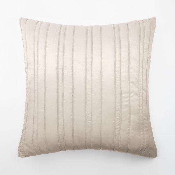 Amity home emery euro sham in opal   vertical pintuck detail