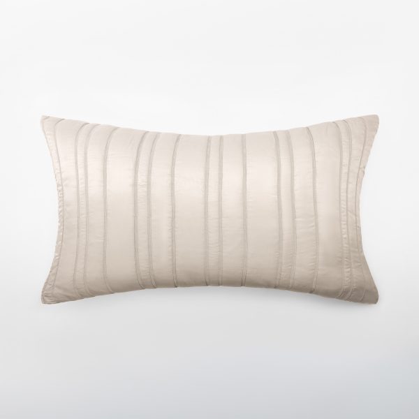 Amity home emery sham in opal   pintuck texture