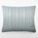 Amity home emery sham in stone   vertical channel stitching