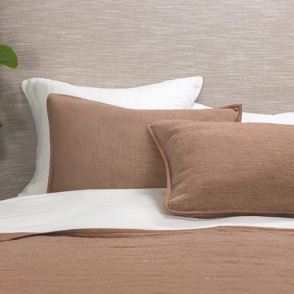 Amity home basey coverlet in copper   textured weave