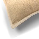 Amity home basey body pillow in natural   textured linen weave
