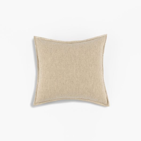 Amity home basey sham in natural euro   textured weave