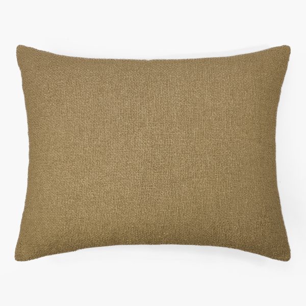Amity Home Andrea Sham in Bronze Dutch Euro - Textured Bouclé Fabric