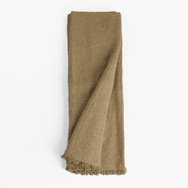 Amity Home Andrea Throw in Bronze - Textured Weave