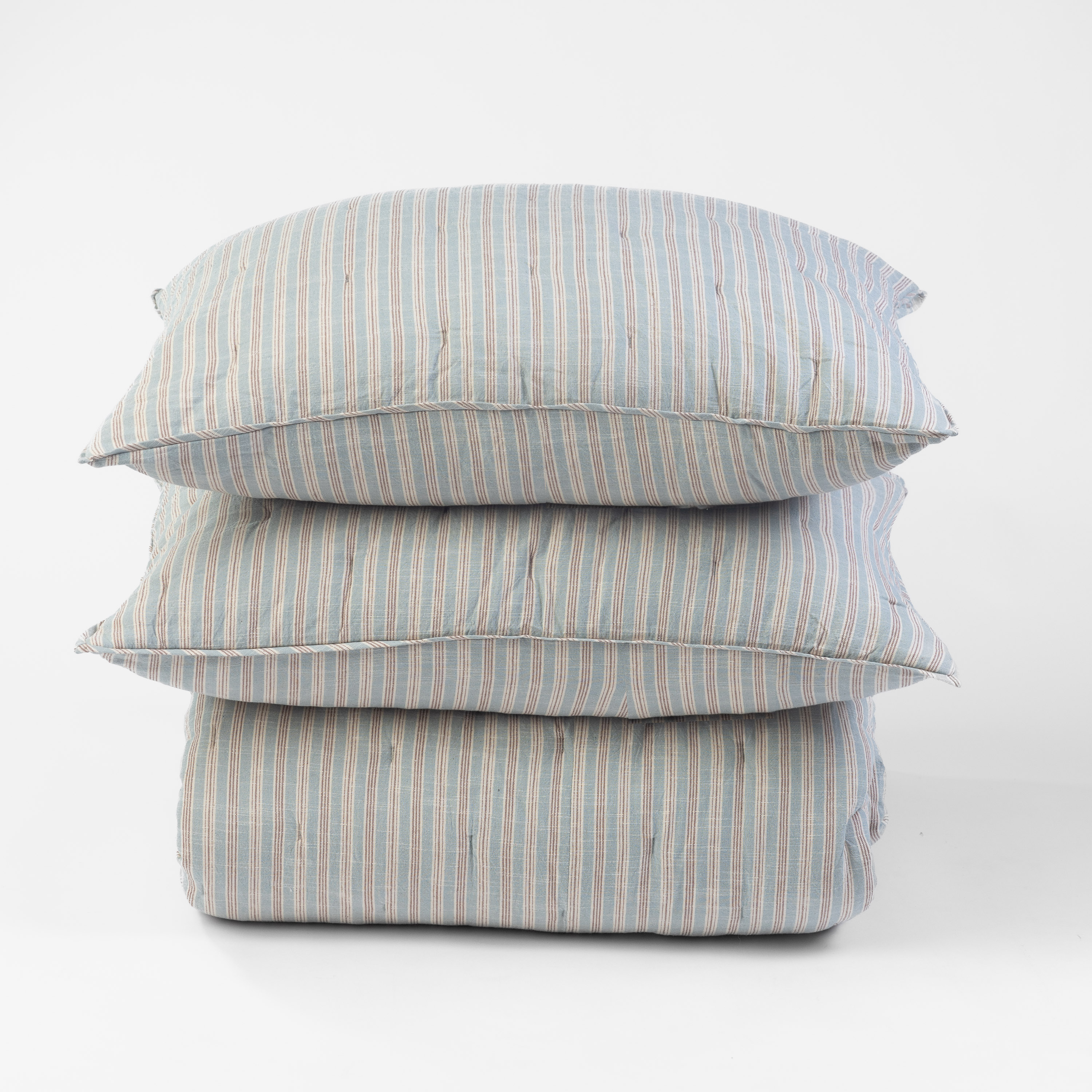 Cc109326 | Amity Home Amity home mallory quilt in mineral blue striped channel quilted