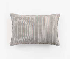 Amity home mallory lumbar pillow in mineral   striped woven texture