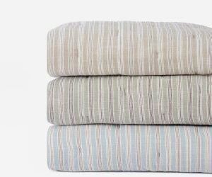 Amity home mallory quilt in laurel   striped pattern