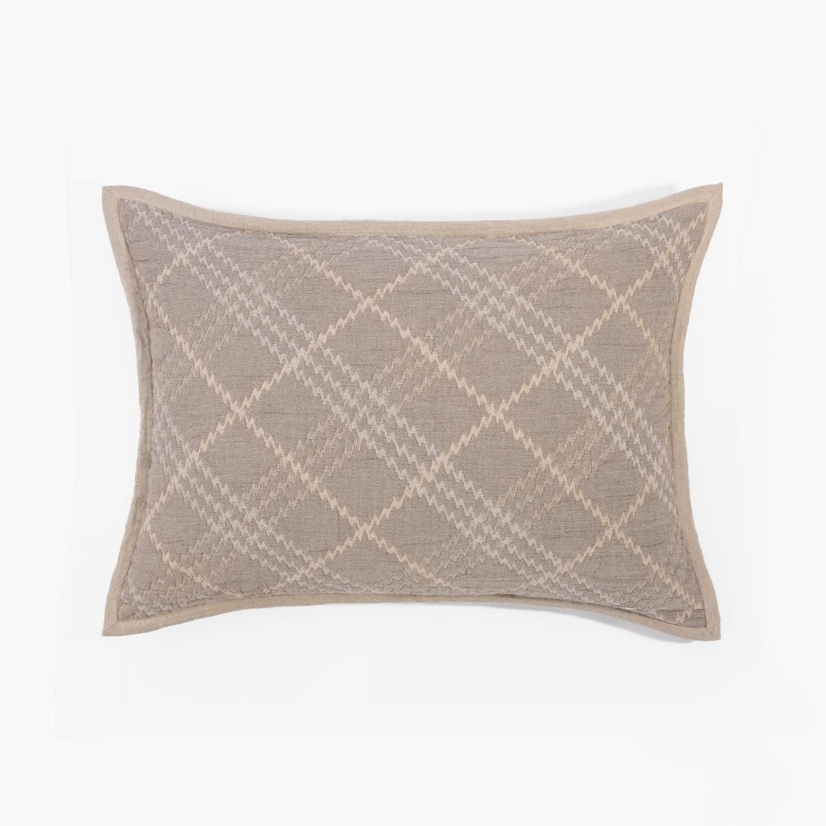 Amity home ernest coverlet in chestnut   textured diamond pattern