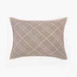 Amity home ernest coverlet in chestnut   textured diamond pattern