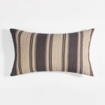 Amity home camden quilt in grey   striped quilted texture