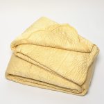 Amity home tudor sham in gold   intricate quilted texture