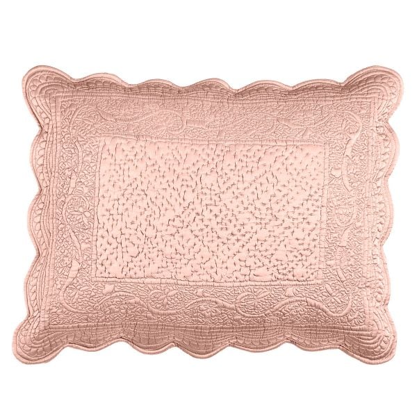 TUDOR  SHAM,PINK, STANDARD