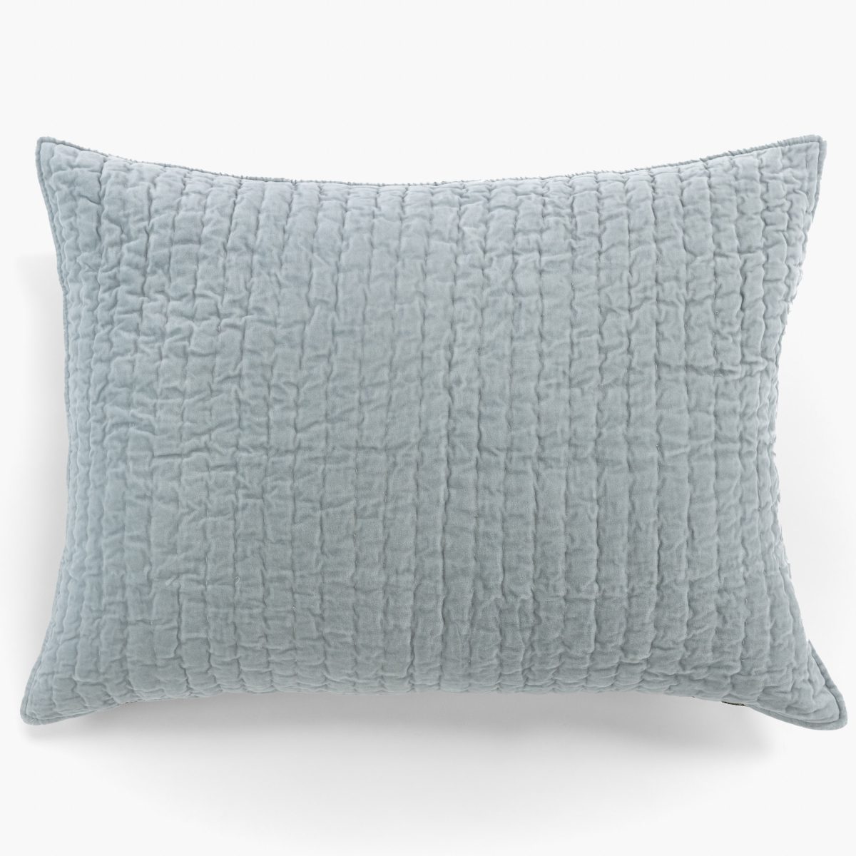 Amity home ethan sham in mineral   textured quilting