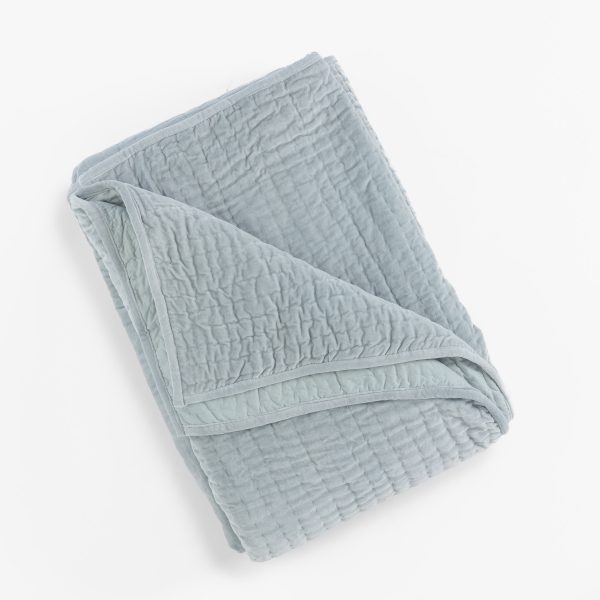 Amity home ethan quilt in mineral   soft quilted texture