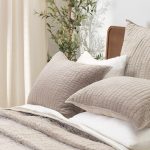 Amity home ethan quilt in mushroom   soft quilted texture