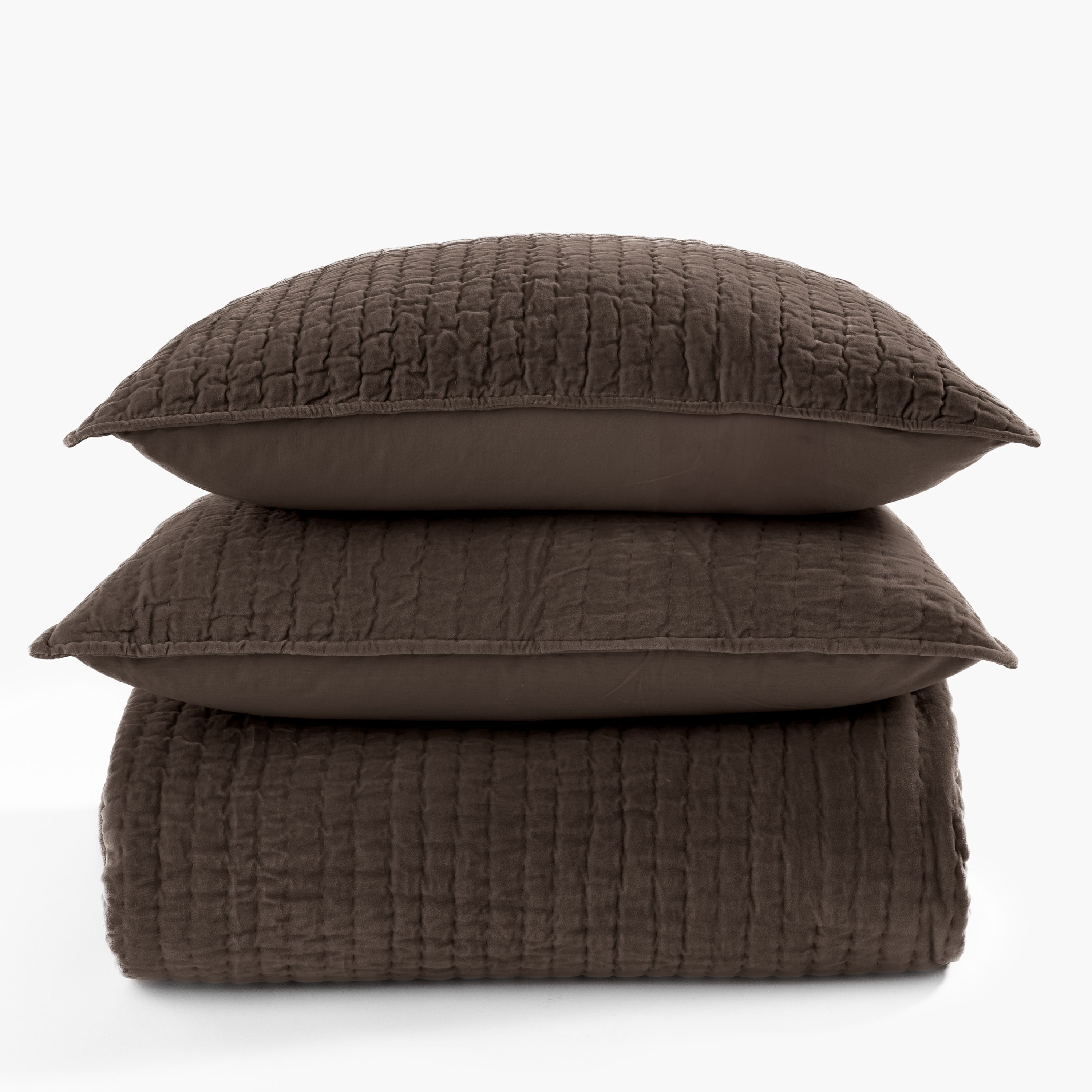 Cc630tb | Amity Home Amity home ethan quilt in tobacco channel stitched texture