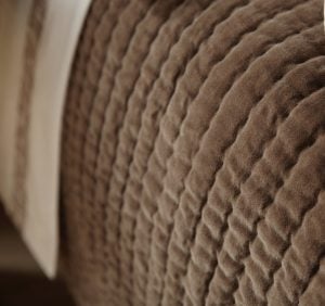 Amity home shiloh  ethan collection in brown   wavy quilted texture