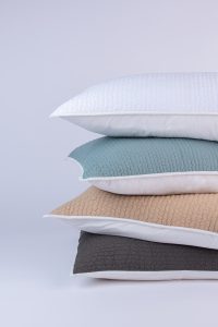 Amity home jade quilt in ivorymineral   wavy quilted texture