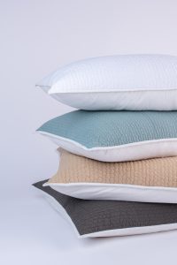 Amity home jade quilt in ivorymineral   puckered texture