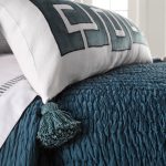 Amity home ellington  hadon collection in teal   rich textural details