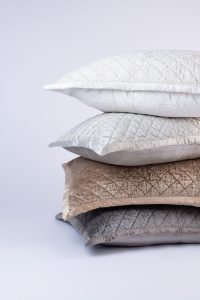 Amity home simona rayon velvet quilt in ash grey   diamond quilted velvet