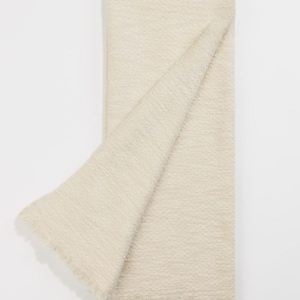 Orlana Lurex, Ivory, Throw