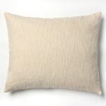 Amity home orlana lurex sham in ivory   textured weave