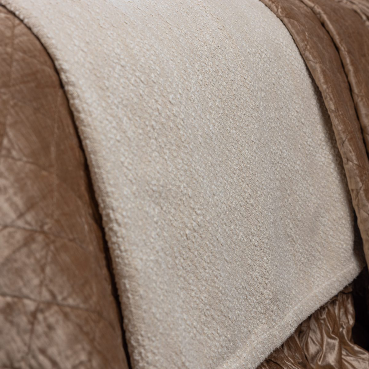 Amity home orlana lurex coverlet in ivory   textured lurex weave