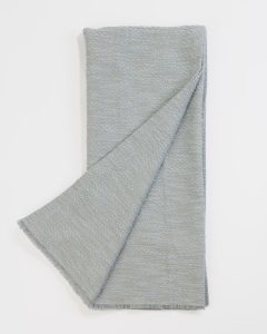 Amity home orlana lurex throw in limestone   textured lurex weave