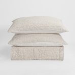 Amity home julian quilt in natural   organic quilted texture
