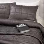 Cash Quilt, Charcoal - Image 3