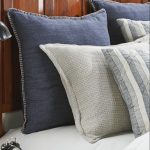 Amity home graham coverlet natural set   navy  natural pillows decorative stitch