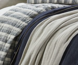 Amity home graham coverlet in natural   basketweave texture