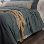 Amity home kent super throw in ochrenatural   frayed edges