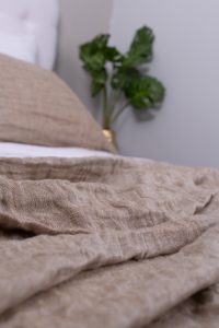 Amity home kent bedspread in ochrenatural   crinkled texture