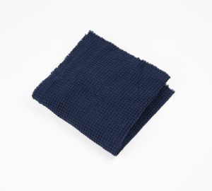 Amity home tipton matelasse in new indigo   waffle weave texture
